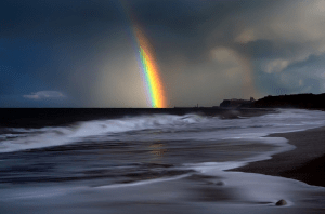 Rainbow-in-storm