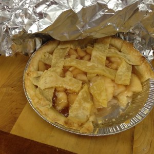 Homemade pie from Kim