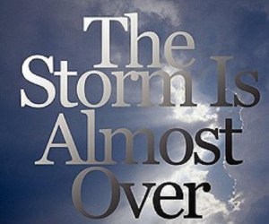 Storm is almost over