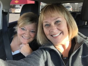 Me with Della, my friend, on that pivotal visit late in January 2016